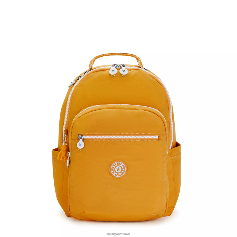 Kipling szybki żółty dla obu płci Duży plecak na laptopa 15" firmy Seoul PXR6L472