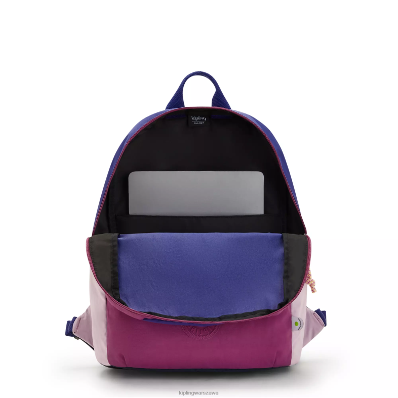 Kipling zakurzony karmin dla obu płci plecak na laptopa sonnie 15\". PXR6L425