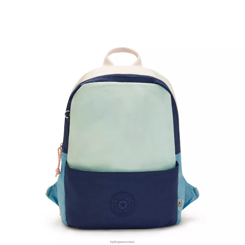 Kipling zielony granatowy dla obu płci plecak na laptopa sonnie 15". PXR6L426