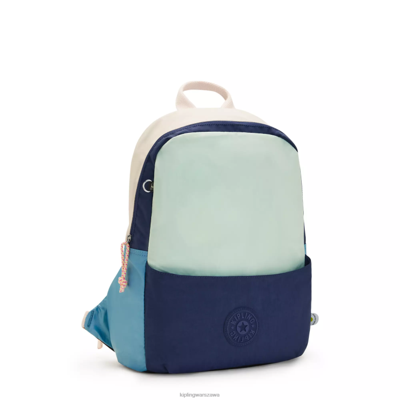 Kipling zielony granatowy dla obu płci plecak na laptopa sonnie 15\". PXR6L426