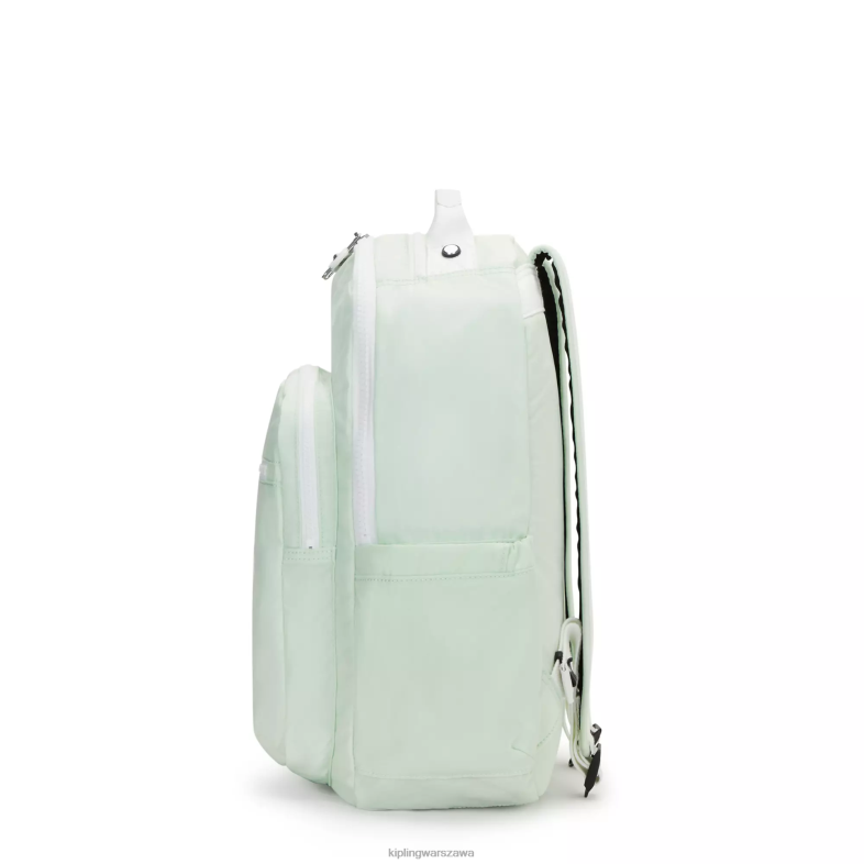 Kipling zwiewna zieleń dla obu płci Duży plecak na laptopa 15\" firmy Seoul PXR6L473