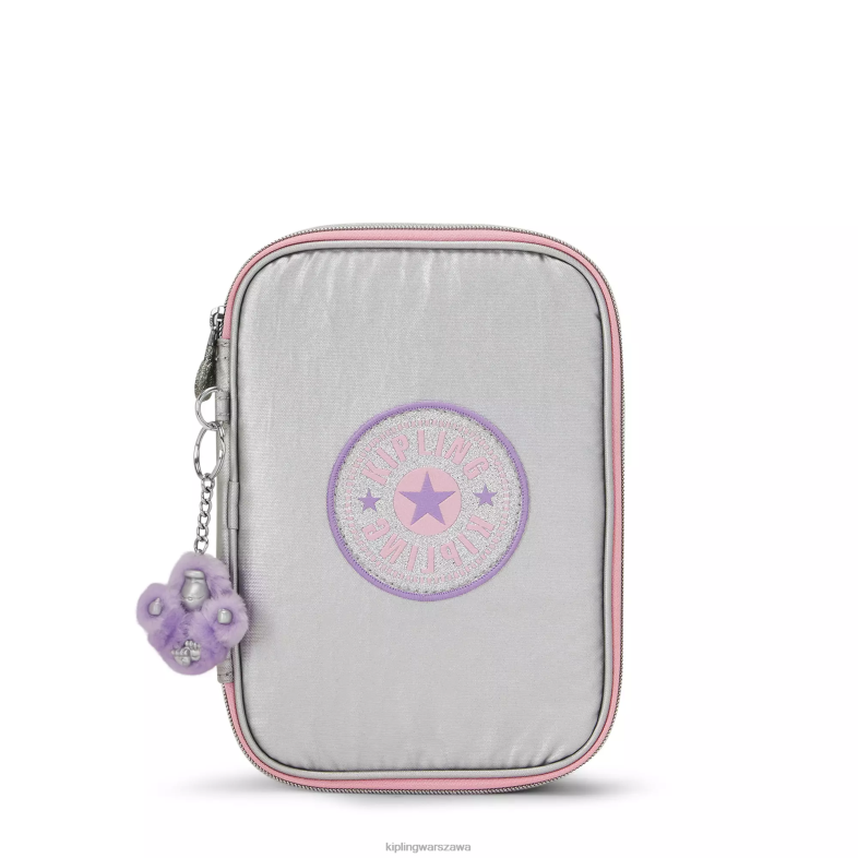 Kipling cukierkowa metalowa zabawa dla obu płci Metalowe etui na 100 długopisów PXR6L622