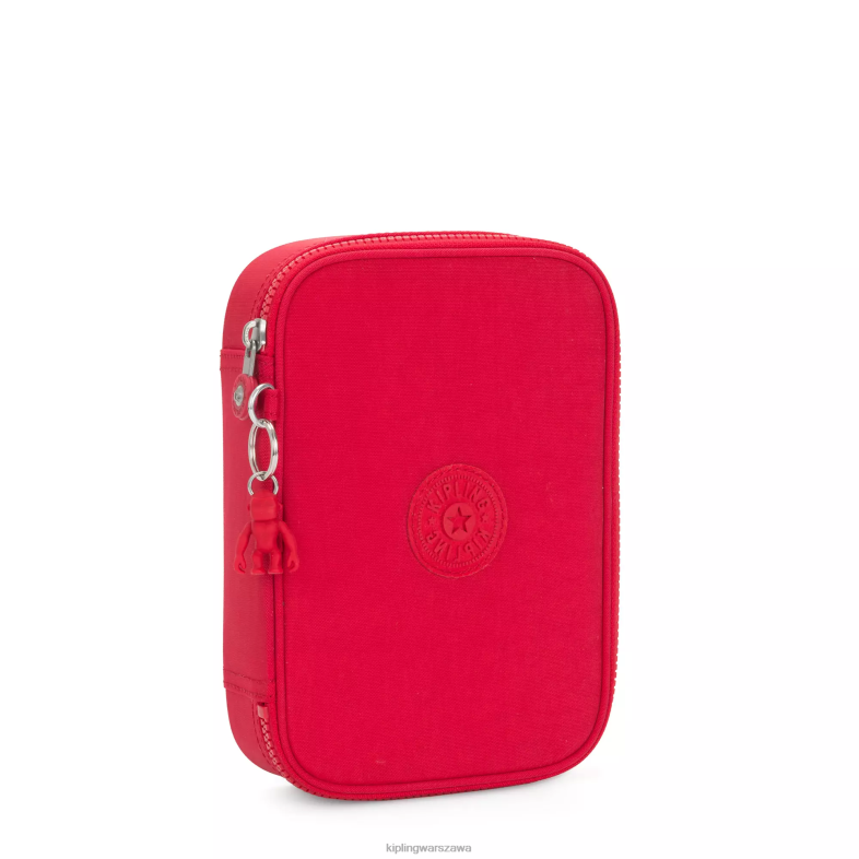 Kipling czerwony róż dla obu płci 100 piórnik PXR6L575