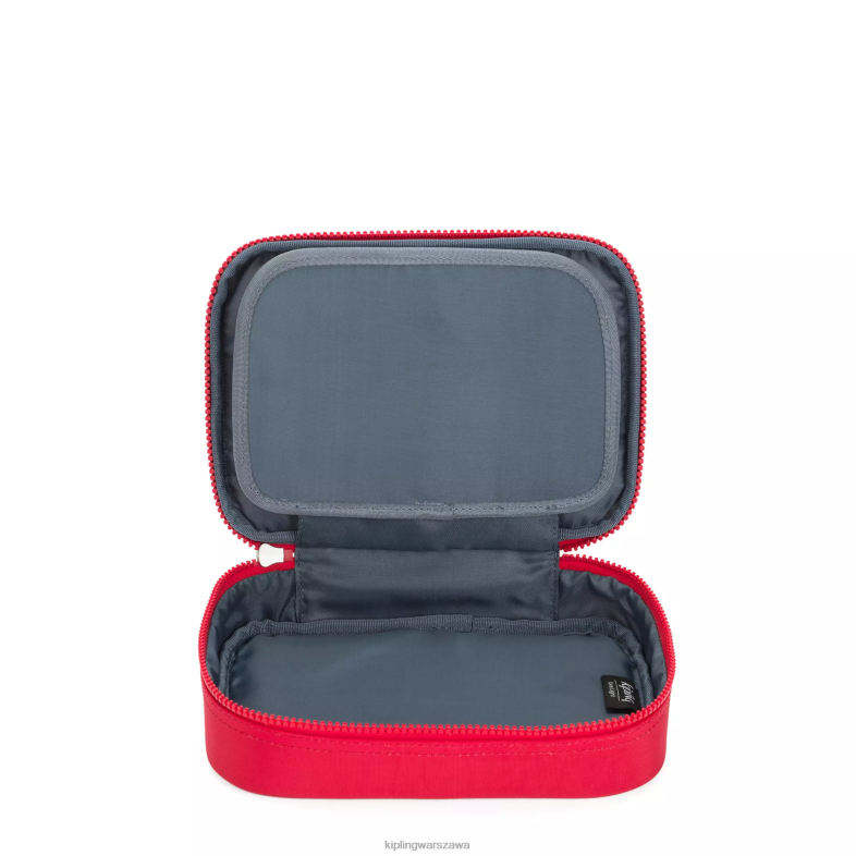 Kipling czerwony róż dla obu płci 100 piórnik PXR6L575