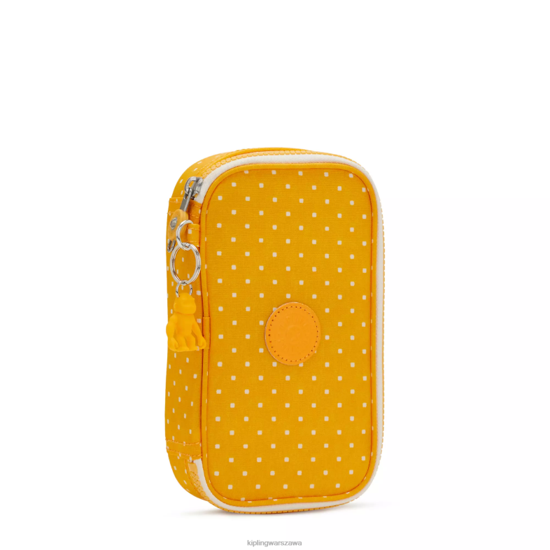 Kipling miękka żółta kropka dla obu płci 50 etui z nadrukiem PXR6L594