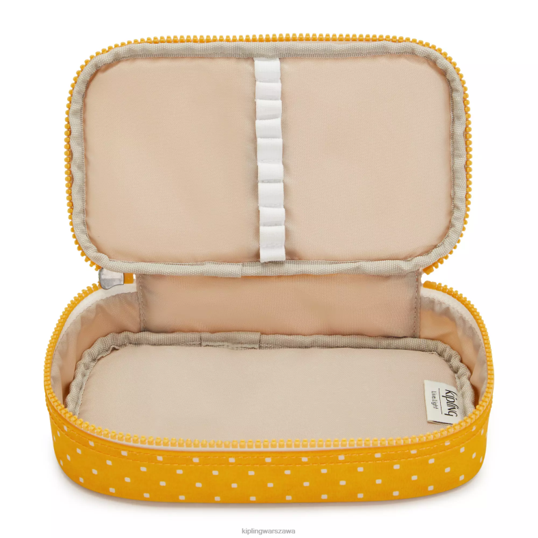 Kipling miękka żółta kropka dla obu płci 50 etui z nadrukiem PXR6L594