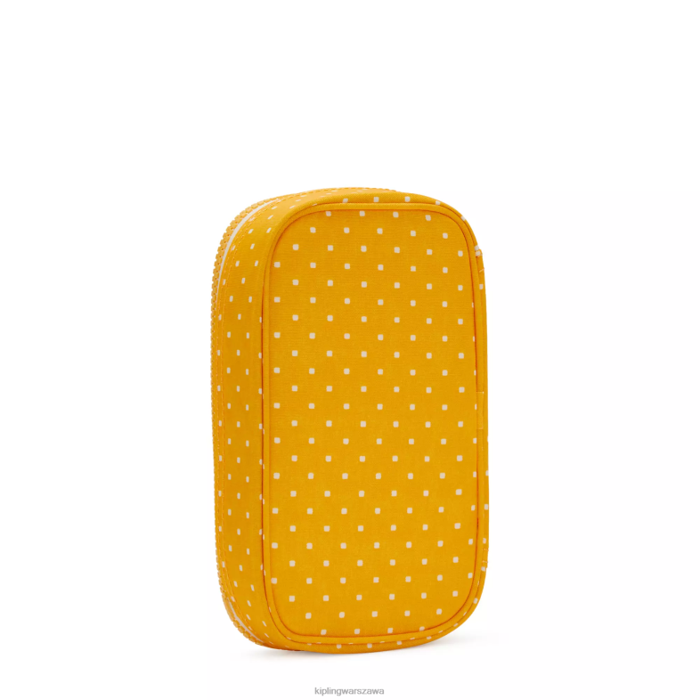 Kipling miękka żółta kropka dla obu płci 50 etui z nadrukiem PXR6L594