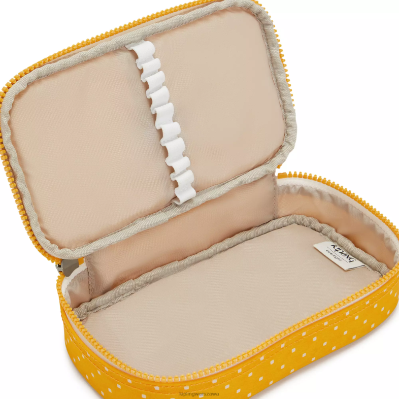Kipling miękka żółta kropka dla obu płci 50 etui z nadrukiem PXR6L594