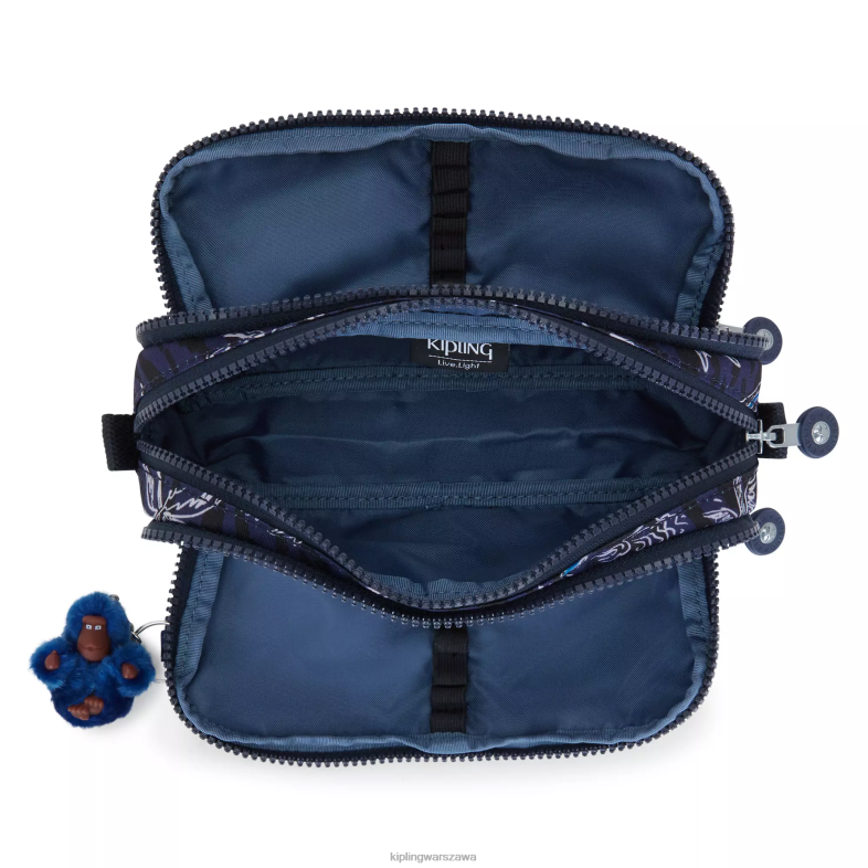 Kipling nadruk morski surfowania dla obu płci piórnik z gitroyprintem PXR6L600