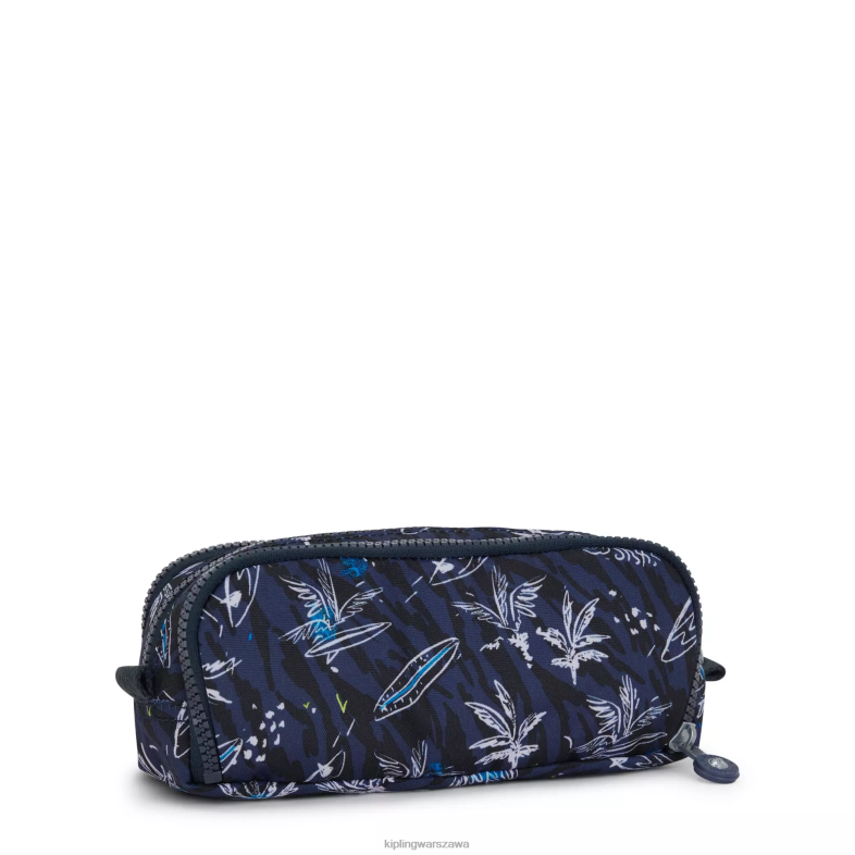 Kipling nadruk morski surfowania dla obu płci piórnik z gitroyprintem PXR6L600