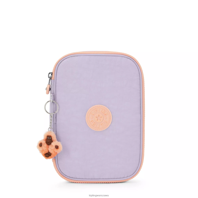 Kipling niekończący się liliowy c dla obu płci 100 piórnik PXR6L577