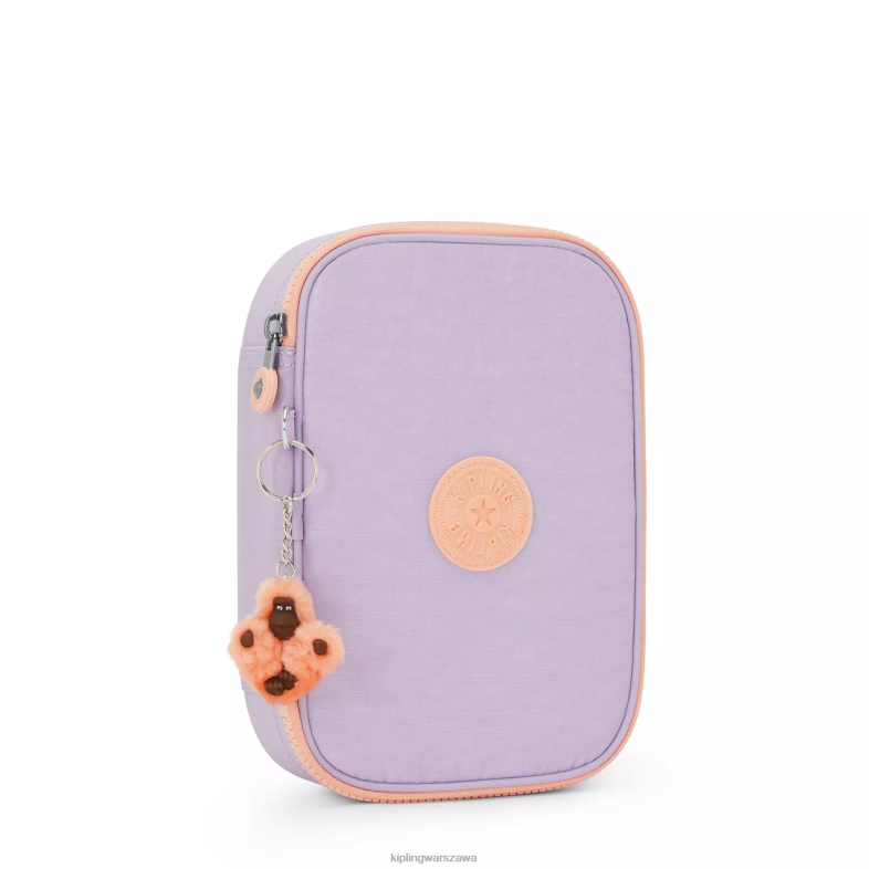 Kipling niekończący się liliowy c dla obu płci 100 piórnik PXR6L577