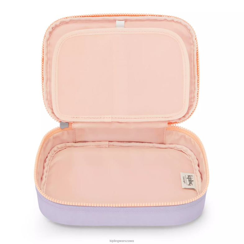 Kipling niekończący się liliowy c dla obu płci 100 piórnik PXR6L577