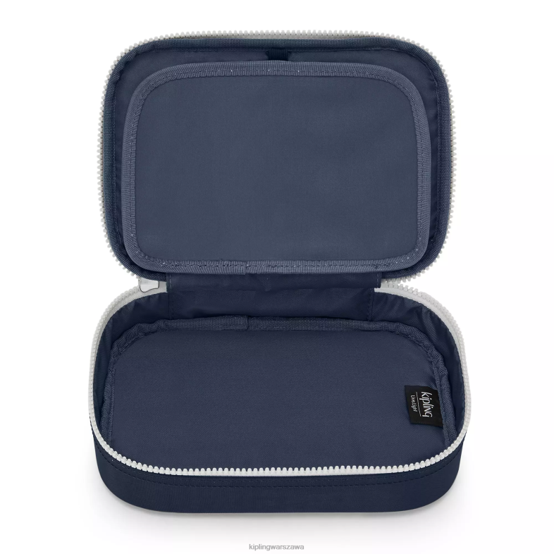 Kipling prawdziwy niebieski szary dla obu płci 100 piórnik PXR6L569