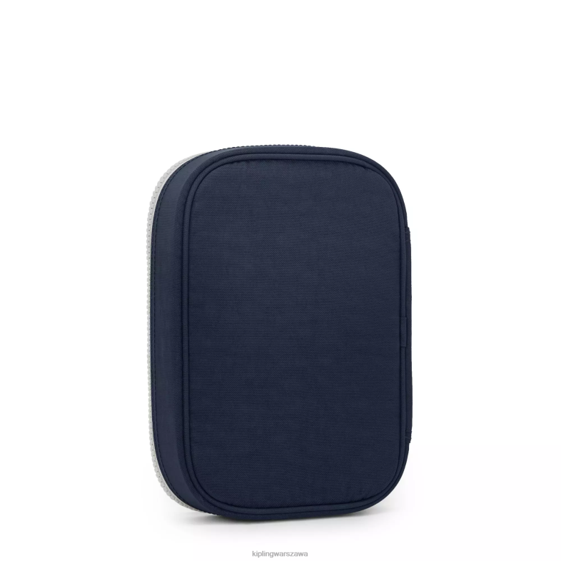 Kipling prawdziwy niebieski szary dla obu płci 100 piórnik PXR6L569