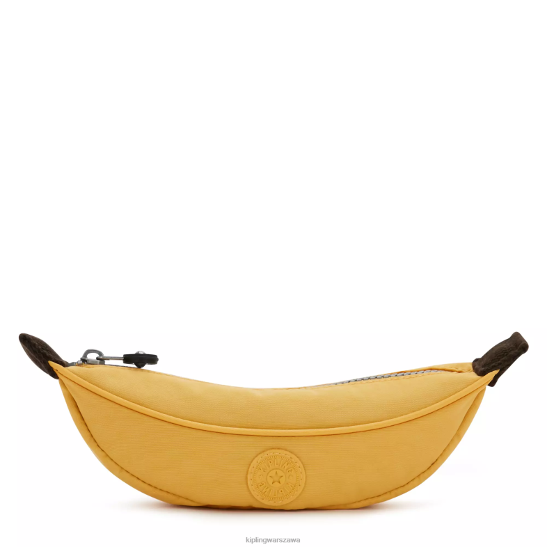 Kipling żółty dla obu płci bananowy piórnik PXR6L615
