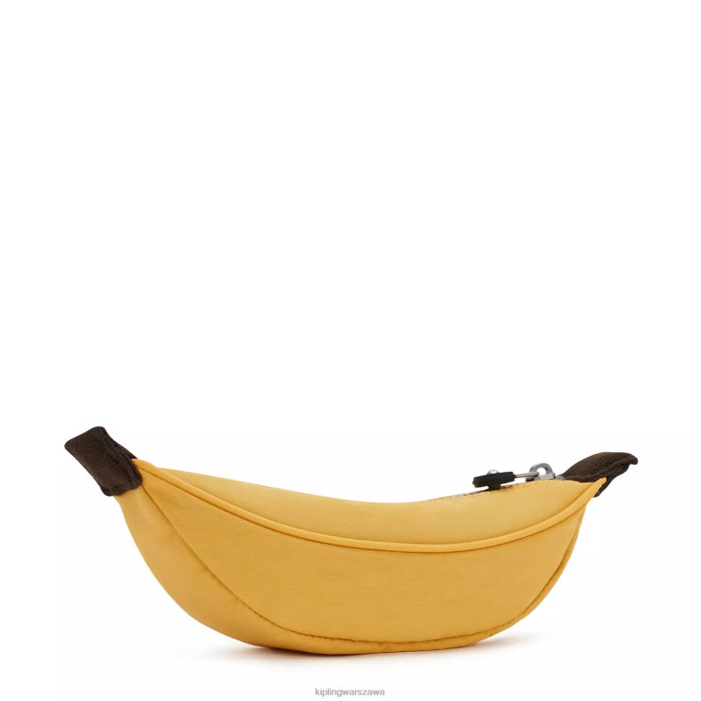 Kipling żółty dla obu płci bananowy piórnik PXR6L615