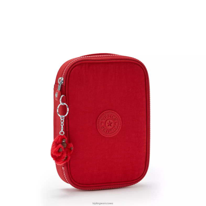 Kipling wiśniowy ton dla obu płci 100 piórnik PXR6L571