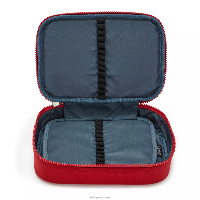 Kipling wiśniowy ton dla obu płci 100 piórnik PXR6L571