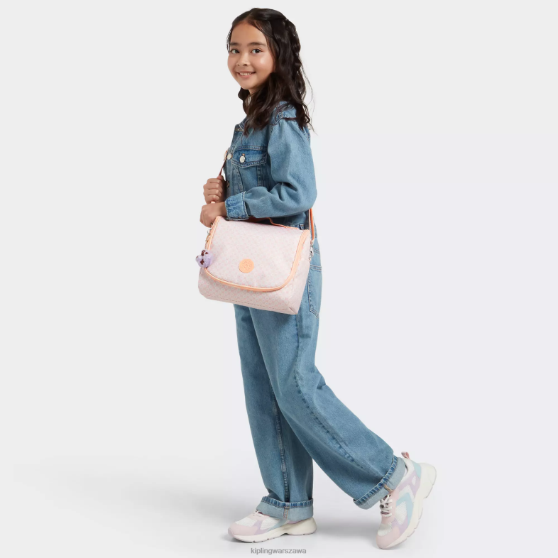 Kipling dziewczęca płytka dla obu płci nowa torba na lunch z nadrukiem kichirou PXR6L640