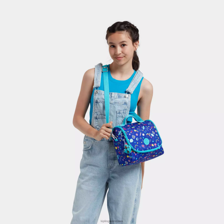 Kipling galaktyczne sztuczki dla obu płci nowa torba na lunch z nadrukiem kichirou PXR6L635