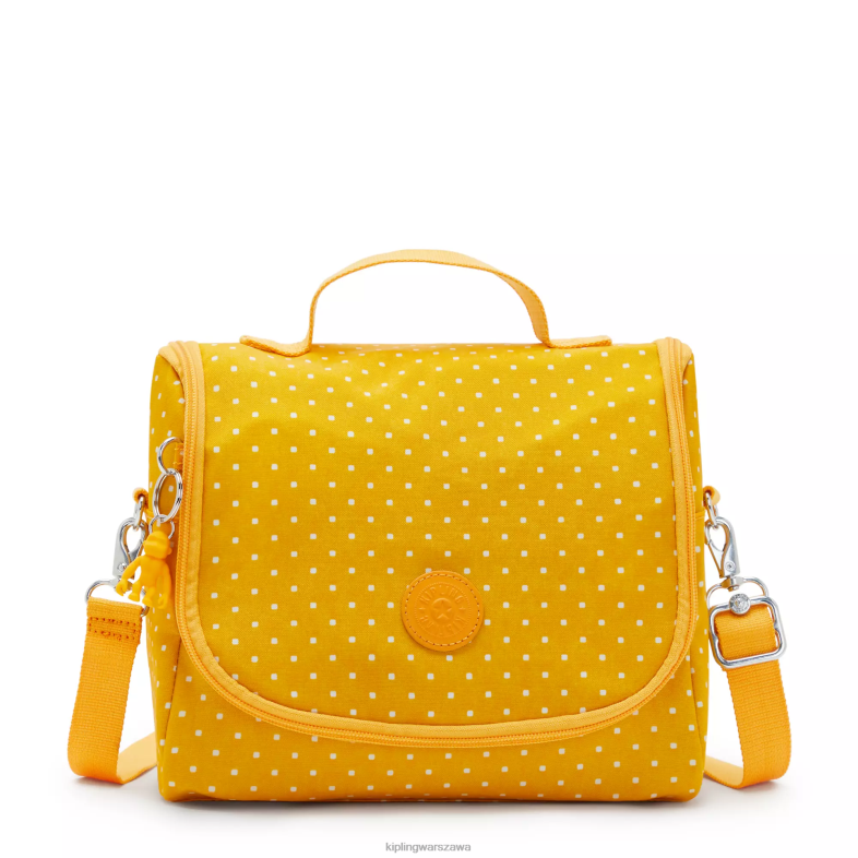 Kipling miękka żółta kropka dla obu płci nowa torba na lunch z nadrukiem kichirou PXR6L637