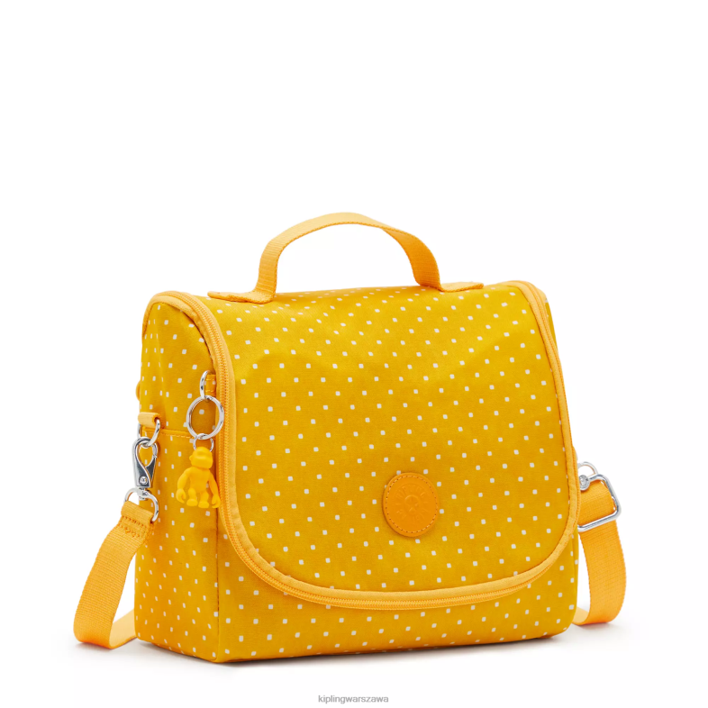 Kipling miękka żółta kropka dla obu płci nowa torba na lunch z nadrukiem kichirou PXR6L637