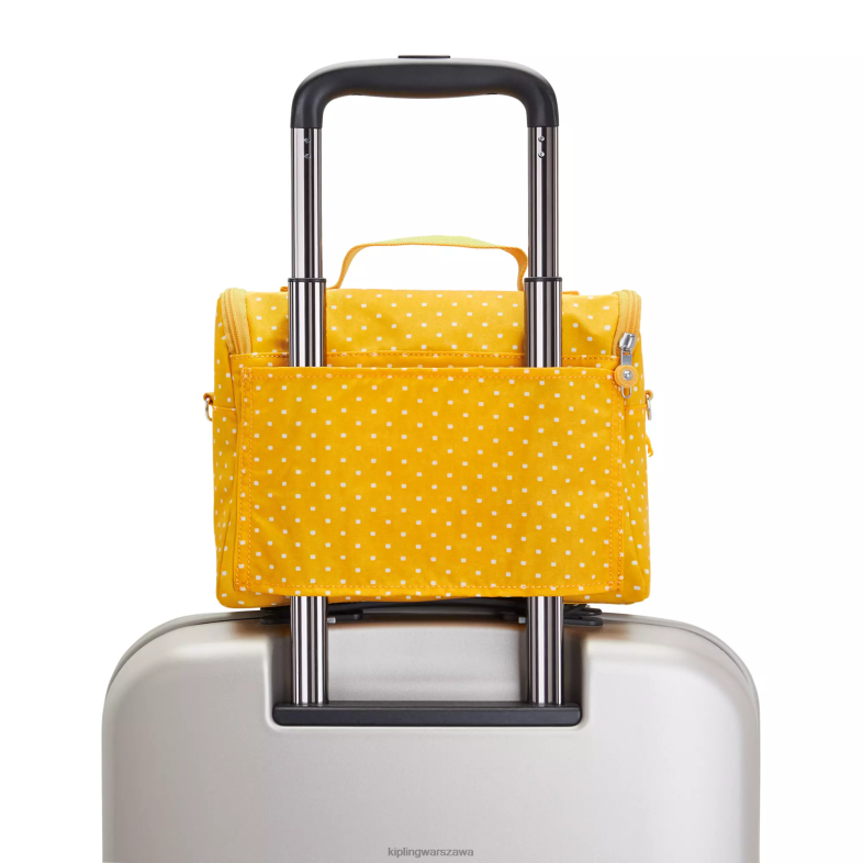 Kipling miękka żółta kropka dla obu płci nowa torba na lunch z nadrukiem kichirou PXR6L637