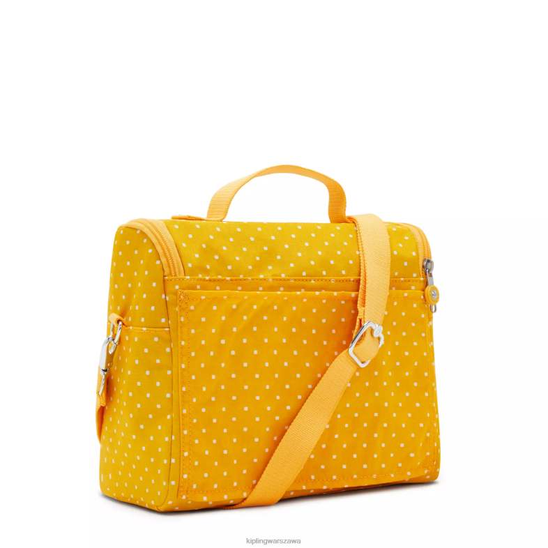 Kipling miękka żółta kropka dla obu płci nowa torba na lunch z nadrukiem kichirou PXR6L637
