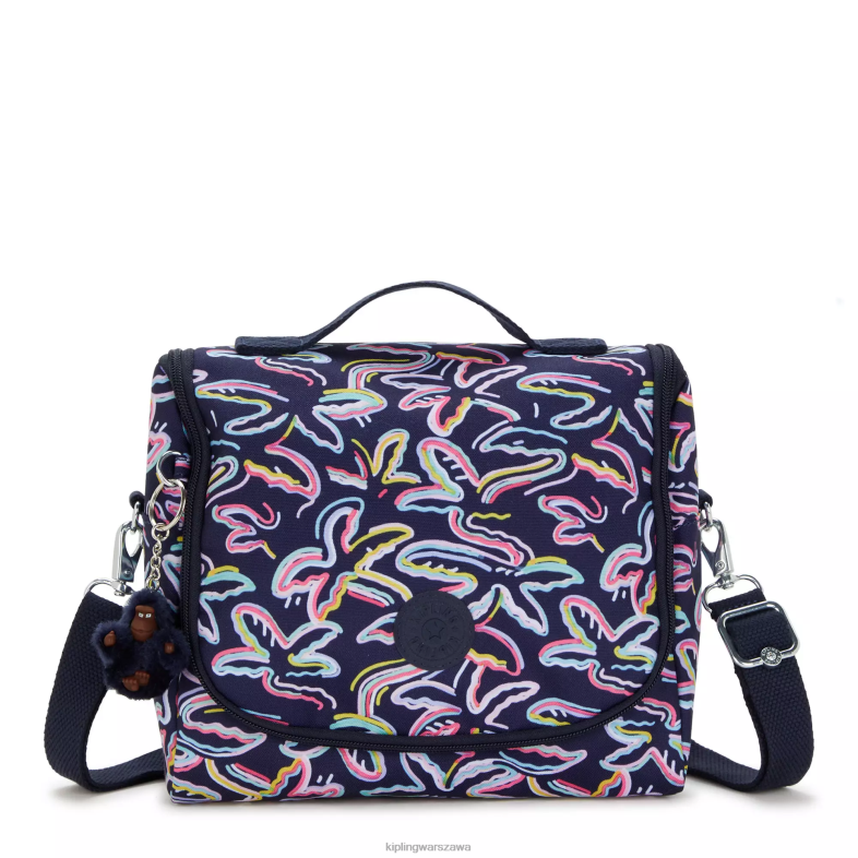 Kipling nadruk palmowej fiesty dla obu płci nowa torba na lunch z nadrukiem kichirou PXR6L639