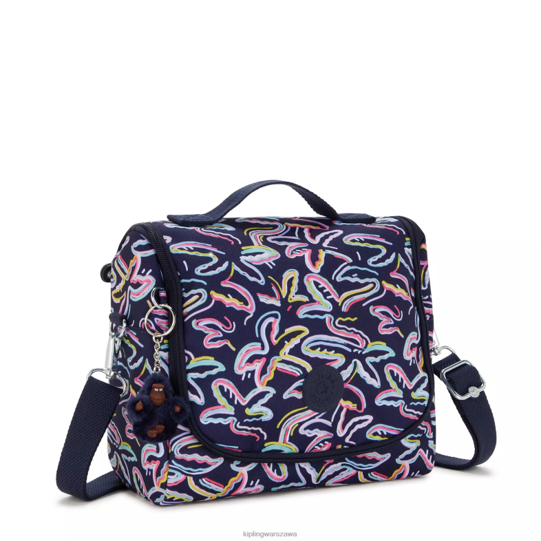 Kipling nadruk palmowej fiesty dla obu płci nowa torba na lunch z nadrukiem kichirou PXR6L639