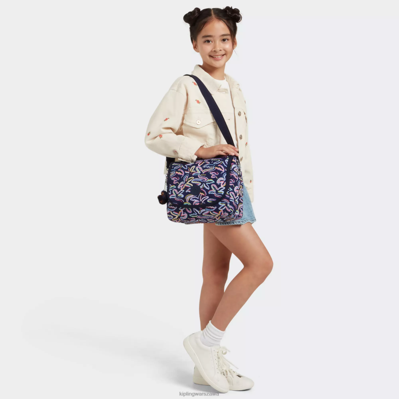 Kipling nadruk palmowej fiesty dla obu płci nowa torba na lunch z nadrukiem kichirou PXR6L639