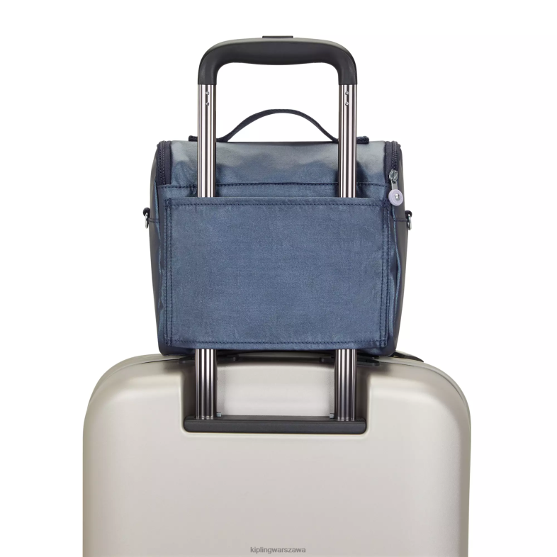Kipling niebieski admirał dla obu płci nowa metalowa torba na lunch kichirou PXR6L654