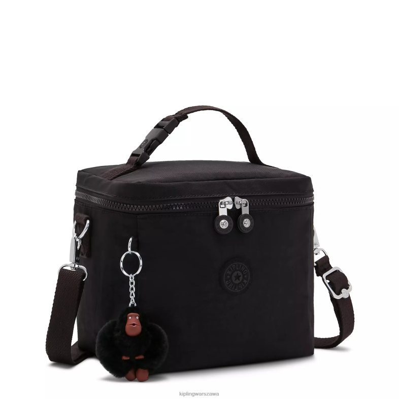 Kipling prawdziwa czerń dla obu płci worek grahamlunch PXR6L652