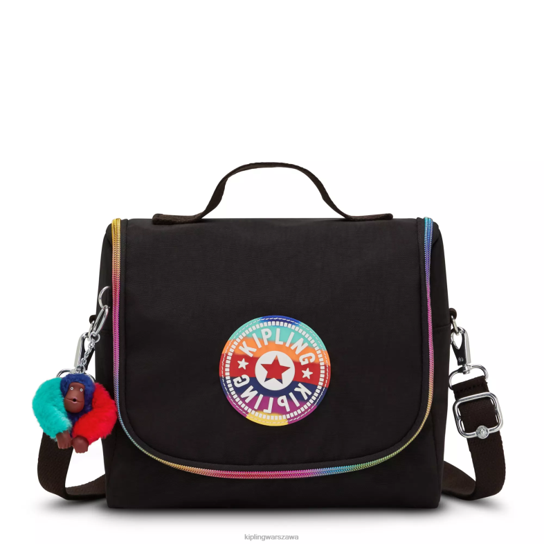 Kipling prawdziwie czarna tęcza dla obu płci torba na kichiroulunch PXR6L656