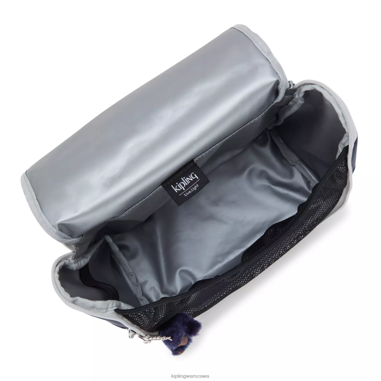 Kipling prawdziwy niebieski szary dla obu płci nowa torba na lunch kichirou kichirou PXR6L657