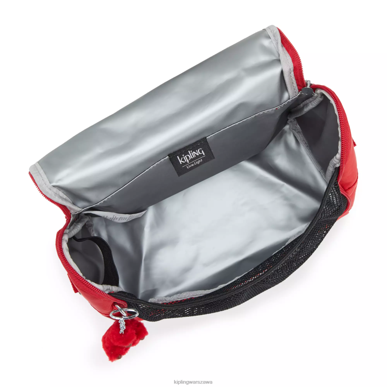 Kipling wiśniowy ton dla obu płci nowa torba na lunch kichirou kichirou PXR6L659
