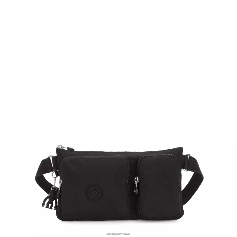 Kipling czarny noir dla obu płci paczka upwaist presto PXR6L326