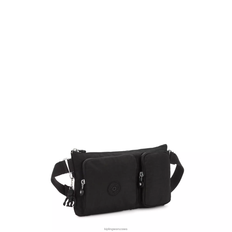 Kipling czarny noir dla obu płci paczka upwaist presto PXR6L326