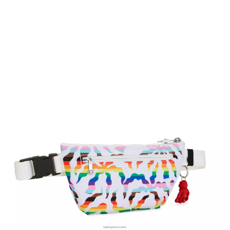 Kipling tęczowa palma dla obu płci giziprinted pas biodrowy PXR6L37