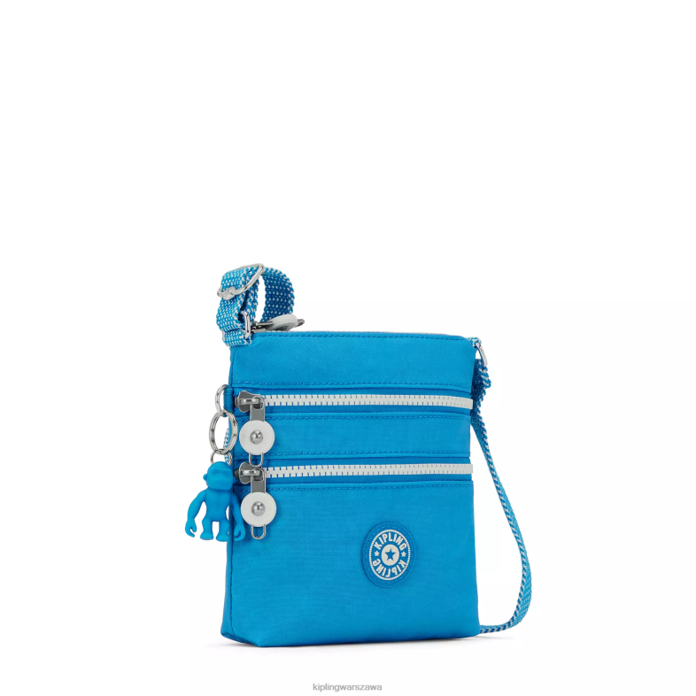 Kipling chętny niebieski dla obu płci Alvar Extra Small mini torba PXR6L115