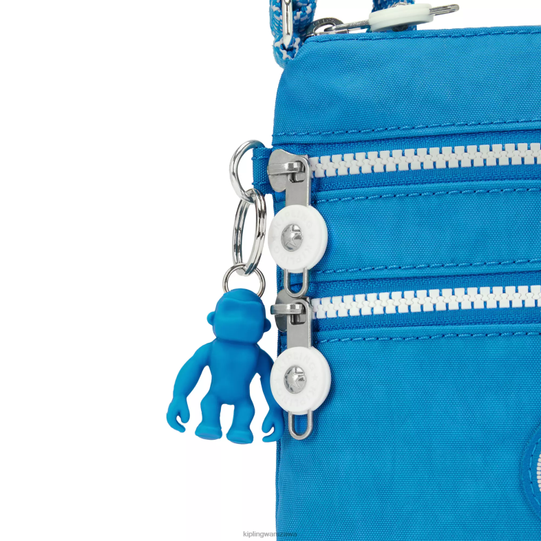 Kipling chętny niebieski dla obu płci Alvar Extra Small mini torba PXR6L115