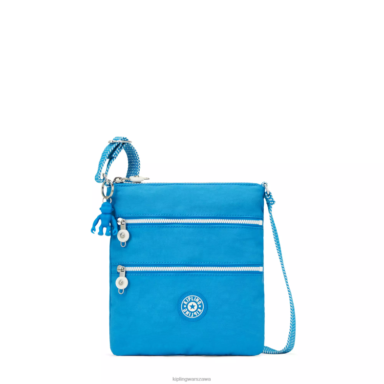 Kipling chętny niebieski dla obu płci mini torebka keiko na ramię PXR6L94