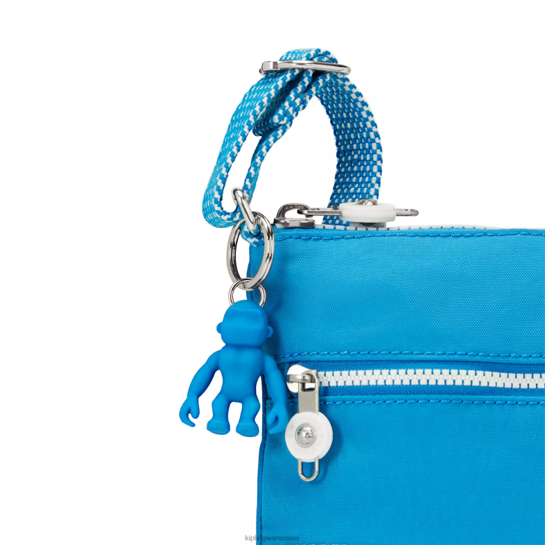Kipling chętny niebieski dla obu płci mini torebka keiko na ramię PXR6L94