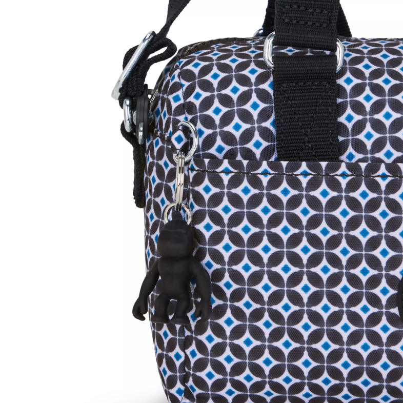 Kipling czarniawa dachówka dla obu płci Torebka z minidrukiem folki PXR6L1
