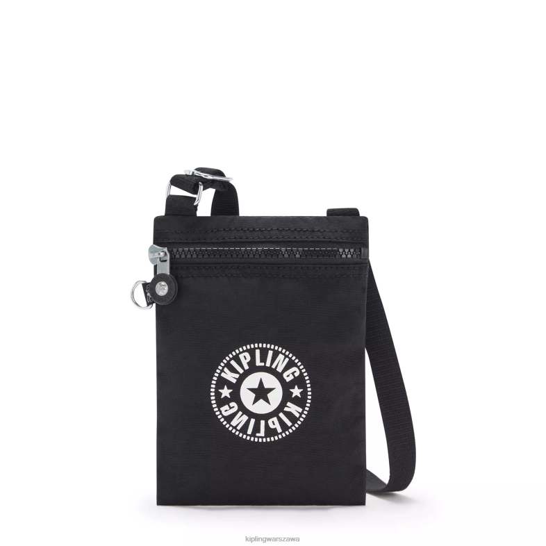 Kipling czarny lite dla obu płci Torebka afia litemini na ramię PXR6L79