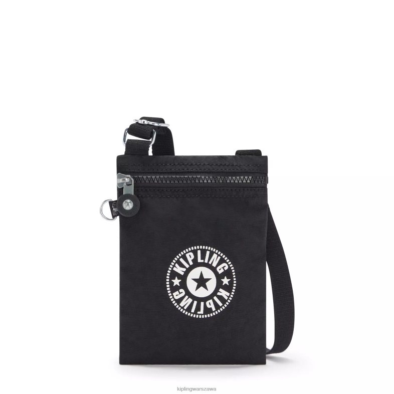 Kipling czarny lite dla obu płci Torebka afia litemini na ramię PXR6L79