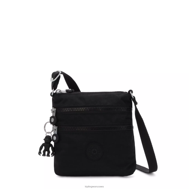 Kipling czarny noir dla obu płci Alvar Extra Small mini torba PXR6L110
