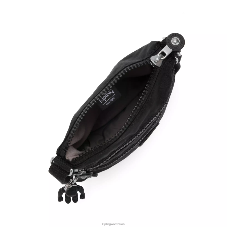 Kipling czarny noir dla obu płci Alvar Extra Small mini torba PXR6L110