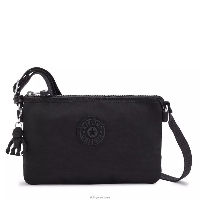 Kipling czarny noir dla obu płci kreatywność xbtorba crossbody PXR6L108